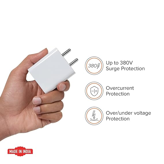 Mi 33W SonicCharge 2.0 USB Charger Adapter with USB to Type-C Cable Included