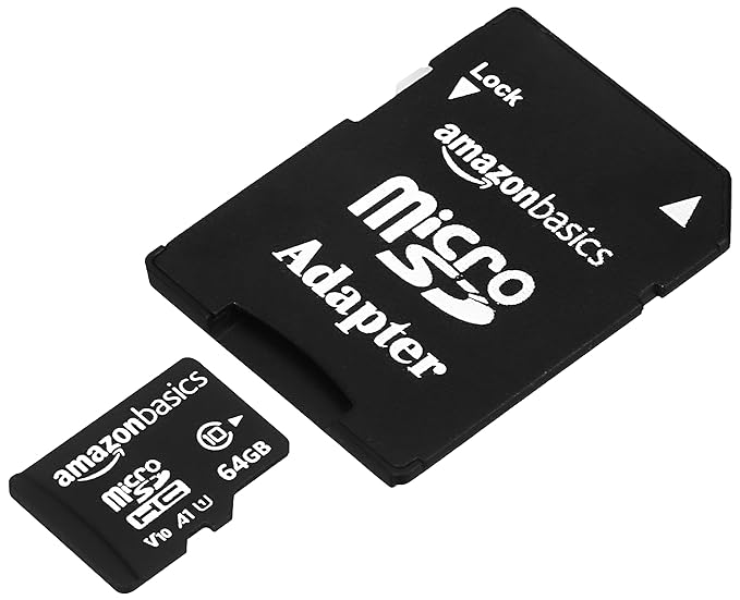 Amazon Basics 64 GB Micro SD Card with Adapter
