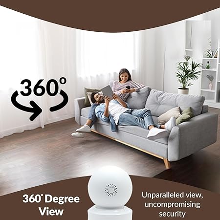 CP PLUS CP-E41A 4MP Wi-fi PT Home Security Smart Camera 360˚with Pan & Tilt
