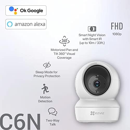 EZVIZ by Hikvision 2MP 1080p Full HD Smart WiFi CCTV Camera