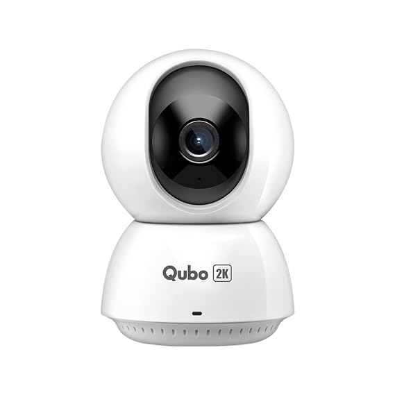 Qubo Smart 360 Ultra 2K 4MP 1440p WiFi Ethernet CCTV Security Camera