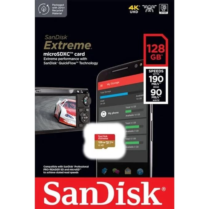 SanDisk Extreme 128GB microSDXC