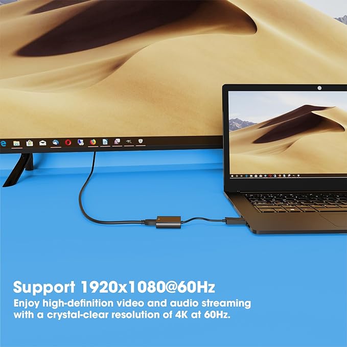 Sounce Display Port to HDMI Adapter, 1080p Display Port DP to HDMI Cable Male
