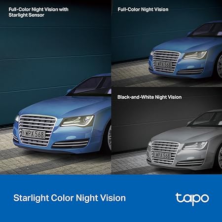 Tapo TP-Link C520WS 2K QHD 4MP Security Smart Wi-Fi Camera, White