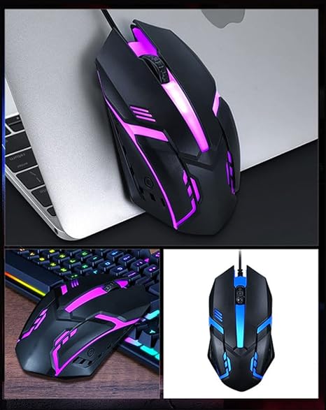 ENTWINO USB Wired Gaming Mouse D1 LED Backlight