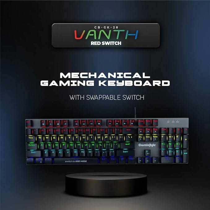 Cosmic Byte CB-GK-28 Vanth Wired Mechanical Keyboard