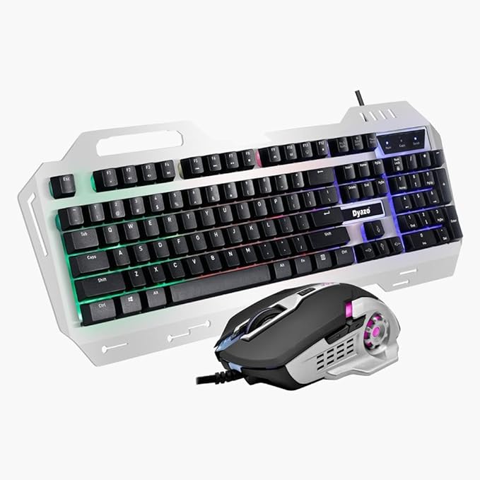 Dyazo Metal Wired Gaming Keyboard & Mouse Combo