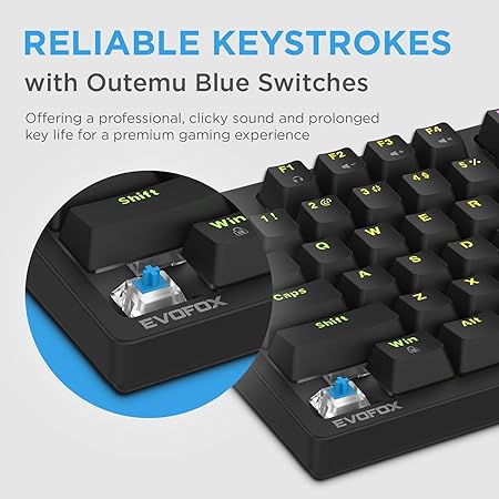 EvoFox Katana-X Wired Mechanical Gaming Keyboard