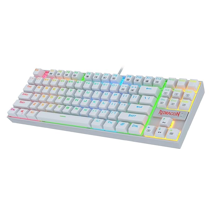 Redragon K552W-RGB 60% Mechanical Gaming Keyboard Compact 87 Key Mechanical Computer