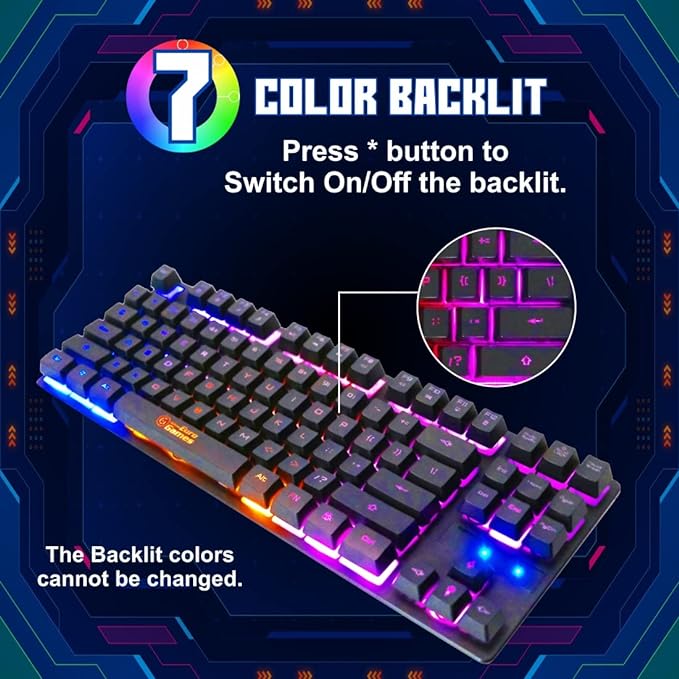 RPM Euro Games Wired Gaming Keyboard