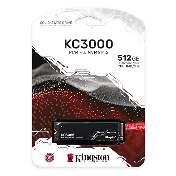 Kingston KC3000 PCIe 4.0 NVMe M.2 Solid State Drive