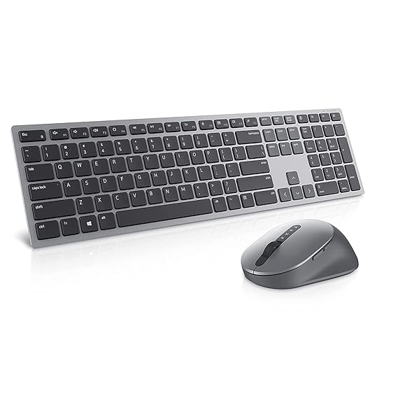 Dell KM7321W Multi-Device Wireless Keyboard and Mouse Combo with Programmable Keys and Mouse Buttons