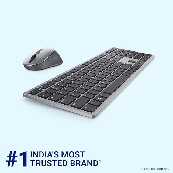 Dell KM7321W Multi-Device Wireless Keyboard and Mouse Combo with Programmable Keys and Mouse Buttons
