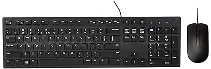 Dell KB216+MS116 USB Wired Keyboard and Mouse Set