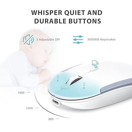 iClever GK08 Wireless Keyboard and Mouse