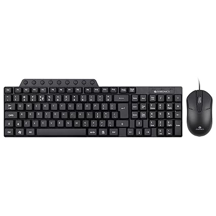 Zebronics JUDWAA 555 USB Multimedia Keyboard & Mouse Combo
