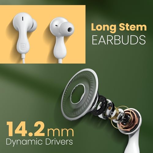 Portronics Conch Kappa C in Ear Type C Wired Earphones with In Line HD Mic