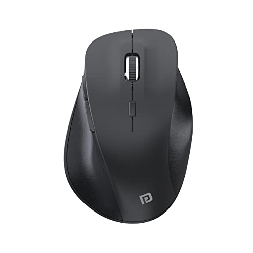 Portronics Toad 24 Wireless Mouse, with 2.4 GHz USB Nano Receiver, Adjustable DPI up to 1600, Dual-Function Scroll Wheel, for Laptop, Mac, PC
