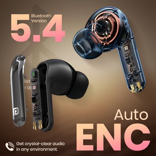Portronics Twins 29 ANC in-ear TWS Wireless Bluetooth Earbuds With Digital Display