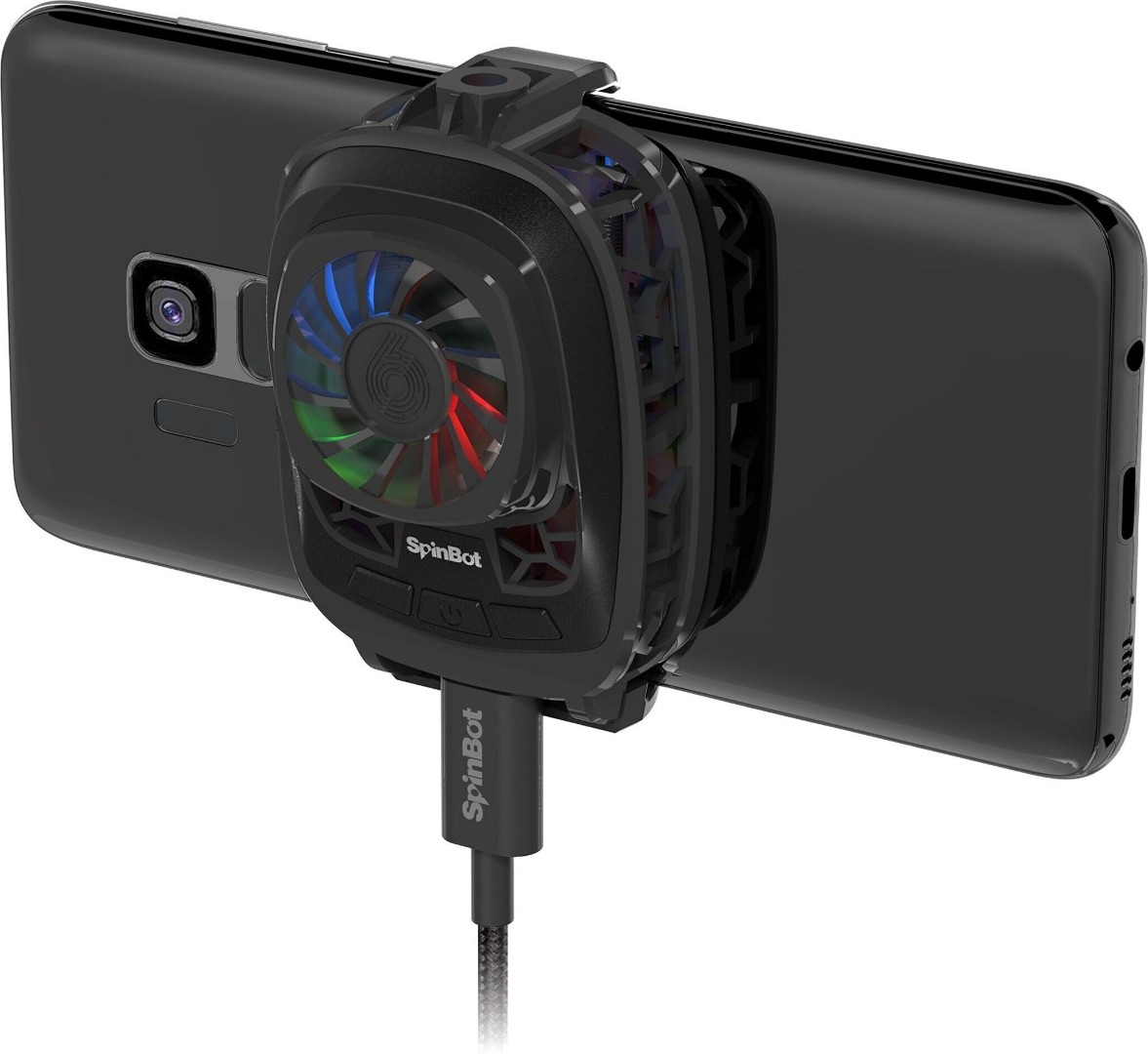 SpinBot IceDot semi-conducter based Mobile Cooler for Android/iOS Smartphones  Gaming Accessory Kit