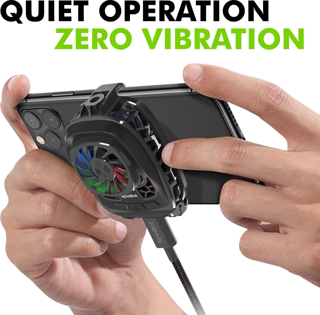 SpinBot IceDot semi-conducter based Mobile Cooler for Android/iOS Smartphones  Gaming Accessory Kit