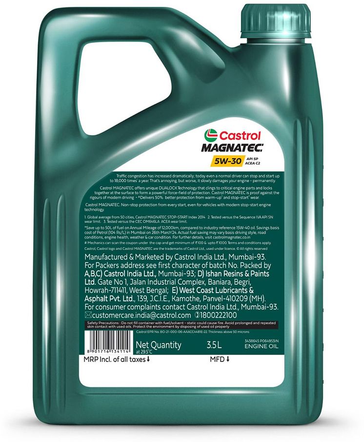 Castrol 5W-30 API SP ACEA C2 Castrol MAGNATEC 5W-30