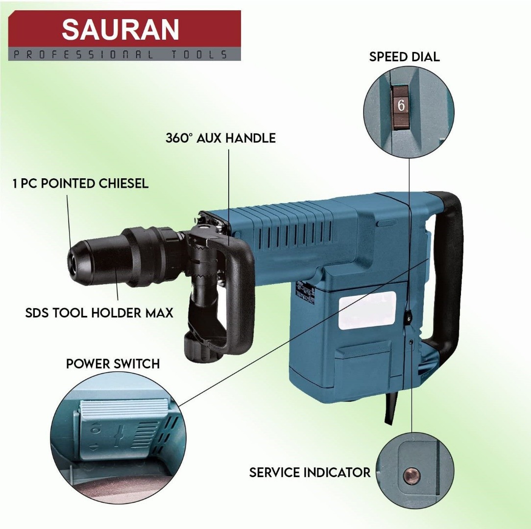 Sauran 11E Heavy Duty Demolition Hammer Impact Driver