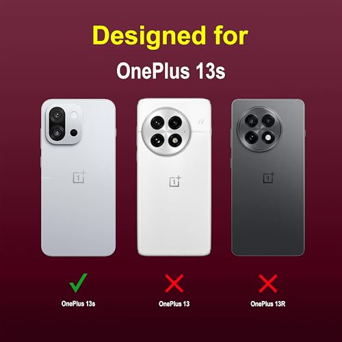 Amazon basics Back Case Cover for OnePlus 13s | Compatible for OnePlus 13s Back Cover | Liquid Silicon Magic Case with Camera Protection | Plum