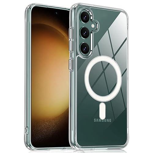 Amazon basics Back Case Cover for Samsung Galaxy S25 5G (Thermoplastic Polyurethane_MagSafe-Clear)