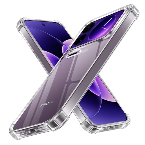 Coko Shockproof Back Case Cover for Xiaomi 17 Pro Max with Camera Bumper - Transparent