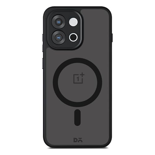 DailyObjects Nimbus Magnetic Case Cover Compatible with OnePlus 13s | Wireless Charging Slim Back Cover - Black