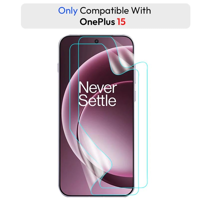 KAPAVER EasyDo Film Screen Guard Protector for OnePlus 15 (2 Pack) Clear