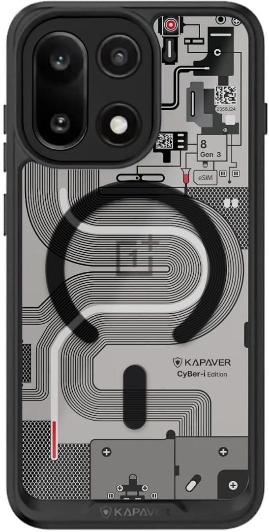 KAPAVER Mag-X Sandstone Back Cover Case Compatible with MagSafe, Magnetic Case for OnePlus 15