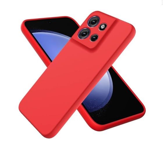 KrKis Back Cover for Motorola Moto Edge 60 Fusion 5G Cover (Red)