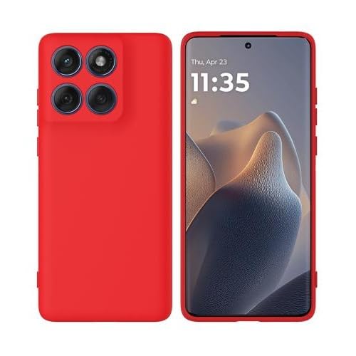 KrKis Back Cover for Motorola Moto Edge 60 Fusion 5G Cover (Red)