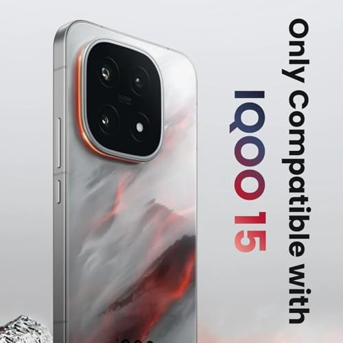 RIGGEAR Shockproof Sleek Hybrid Armor Magnetic Back Cover Case Compatible with MagSafe Accessories for iQOO 15 5G