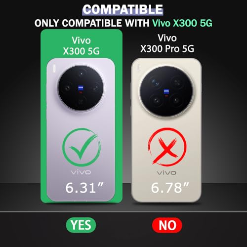 TheGiftKart Hybrid Shockproof Back Cover Case for Vivo X300 5G (PC & TPU, Translucent Smoke Matte Back, Black Sides)