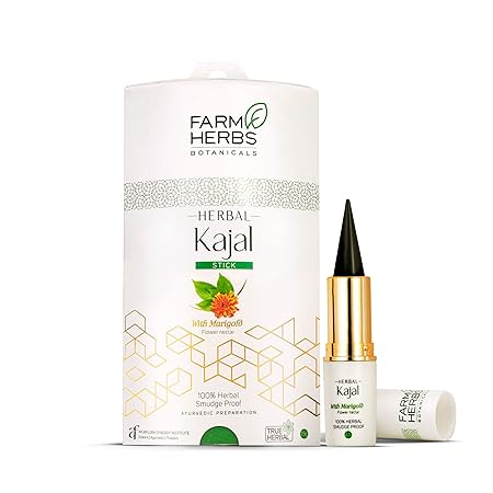 Farmherbs 100% Herbal Kajal Stick For Adults