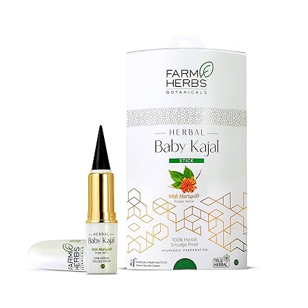 Farmherbs 100% Herbal Kajal Stick for Baby