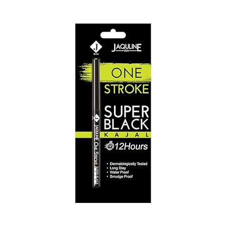 Jaquline USA Onestroke Super Black Kajal Twin Pack