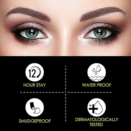 Jaquline USA Onestroke Super Black Kajal Twin Pack, Pack Of 2