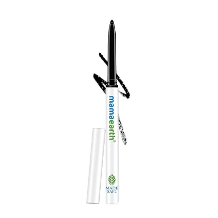 Mamaearth Charcoal Black Long Stay Natural Kajal With Vitamin C