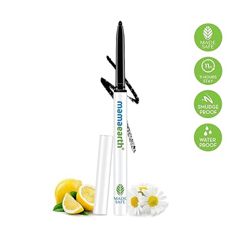 Mamaearth Charcoal Black Long Stay Natural Kajal With Vitamin C