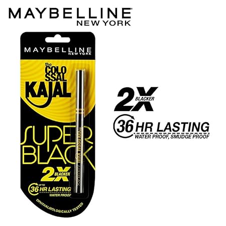 Maybelline New York Kajal, Pack of 2