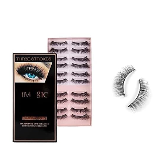 THR3E Strokes Imagic Fake Eyelashes, Pack Of 10