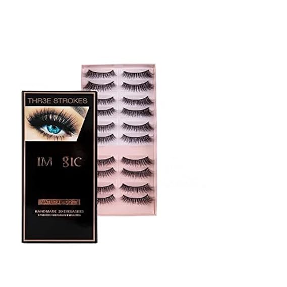 THR3E Strokes Imagic Fake Eyelashes, Pack Of 10