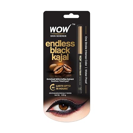 WOW Skin Science Endless Black Natural Kajal