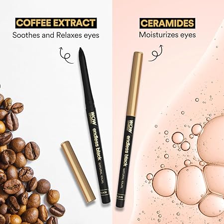 WOW Skin Science Endless Black Natural Kajal