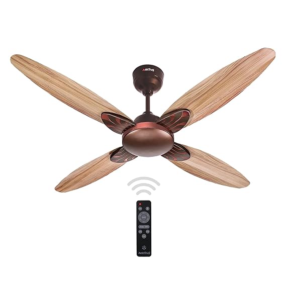 Activa Premium Series Lotus 1200 mm Noiseless Wood Ceiling Fan