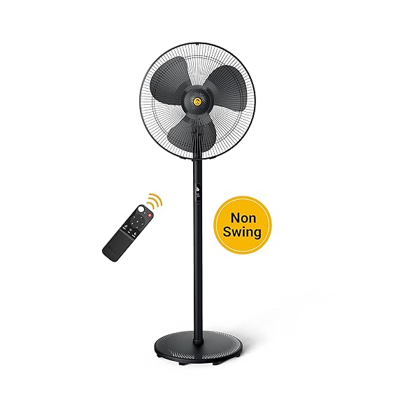 Atomberg Renesa 400 mm Pedestal Swing Fan With Led Display And 6 Speed & Remote Control